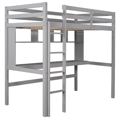 ElevateDreams Twin Loft Bed - White Haven