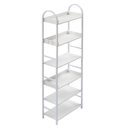 Tall Tower Bookcase - White