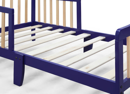 Twain Toddler Bed - Blue/Natural