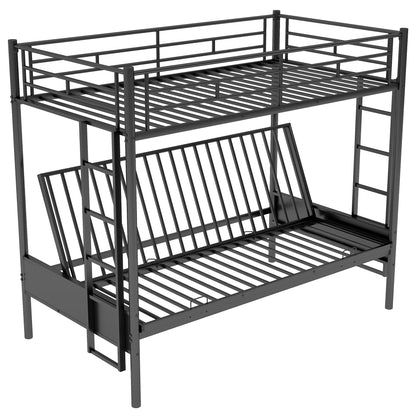 Dream Climb Twin-Over-Full Metal Bunk Bed