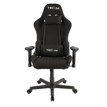 Ergo Max Elite Fabric High Back Gaming Chair- Black