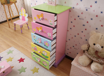 Fairyland Kids 5 Drawer Dresser