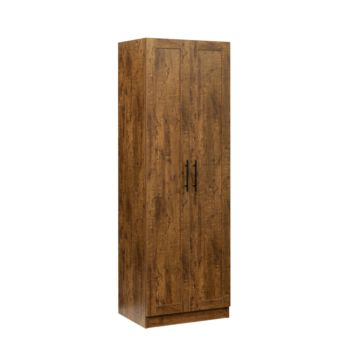 Elegant Walnut Storage Solution Cabinet