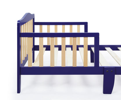 Twain Toddler Bed - Blue/Natural