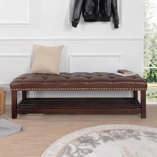 Woodland Retreat Bench - Dark Brown