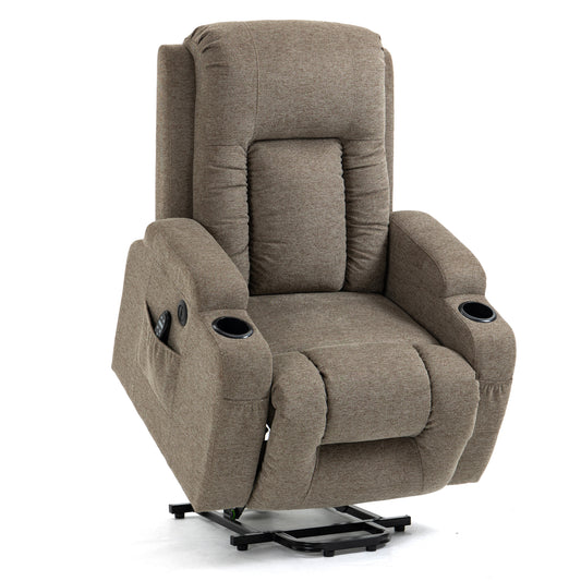 Logan Power Lift Recliner - Brown