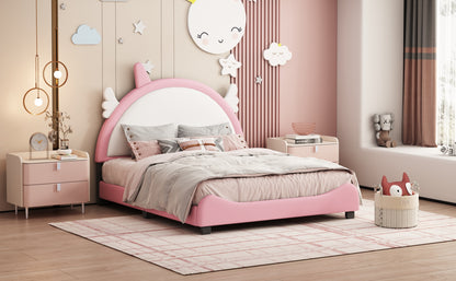 Unicorn Dreams Full Size Upholstered Bed