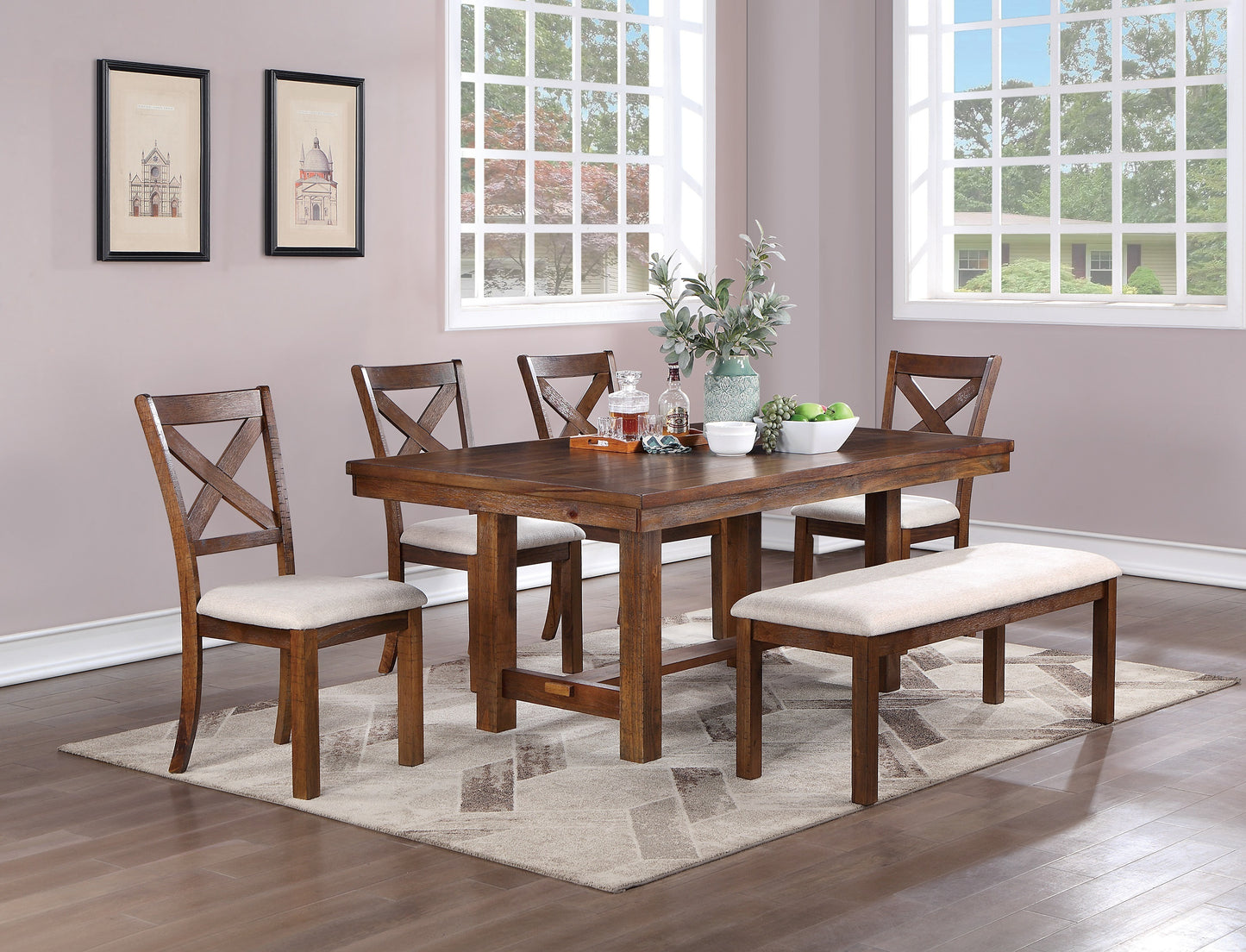 Evergreen Dining Table Set