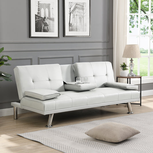 Devo Convertible Sofa Bed  - White