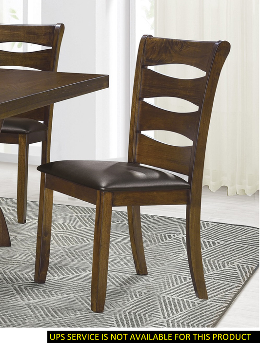 Fabio Dining Chair (Set of 2)- Brown