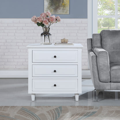 Elegant Essence 3-Drawer Nightstand