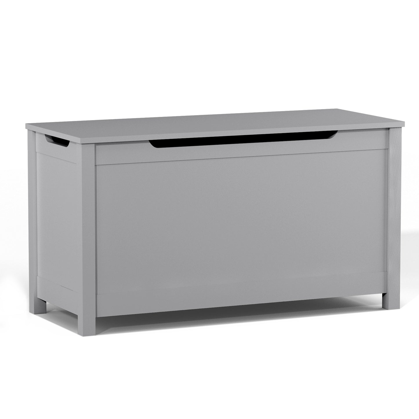 Kids Wooden Toy Box Storage - Grey