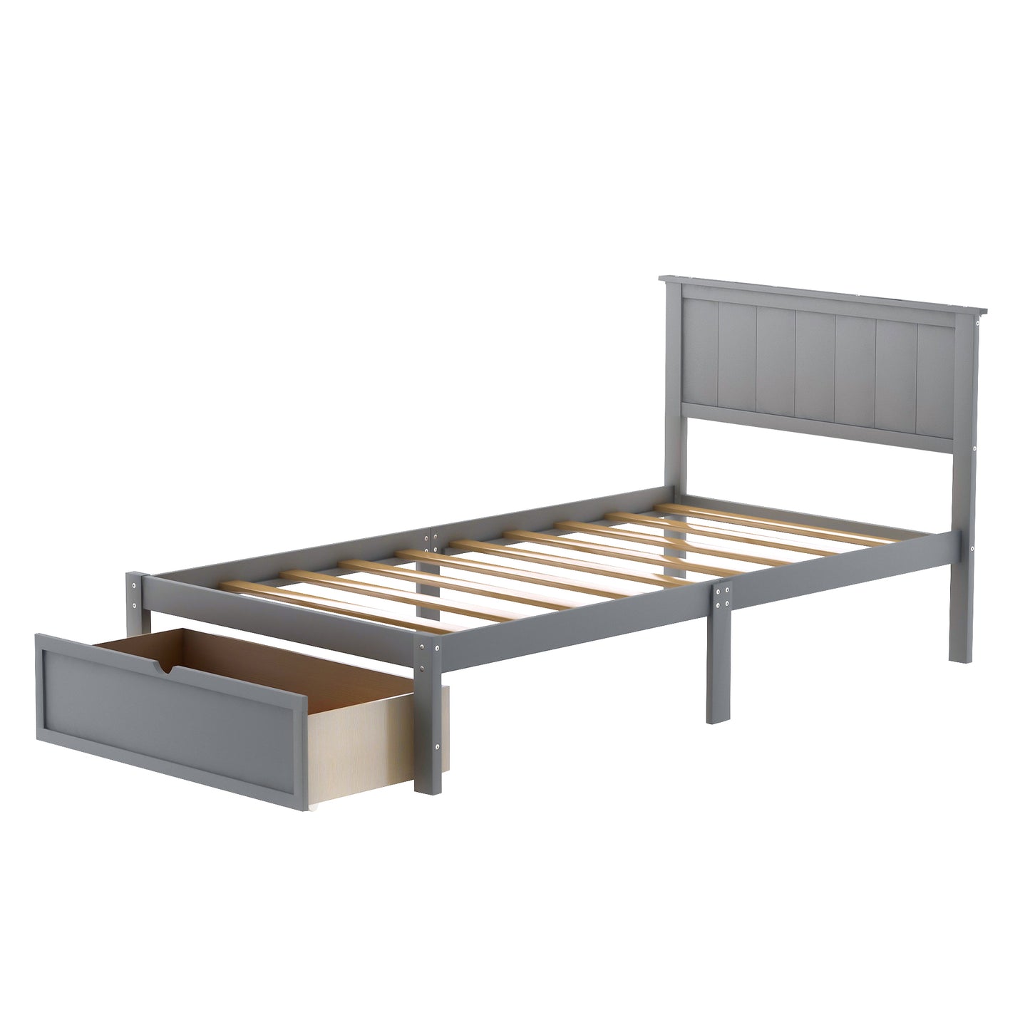 Dream Cloud Twin Platform Bed with Hidden Storage