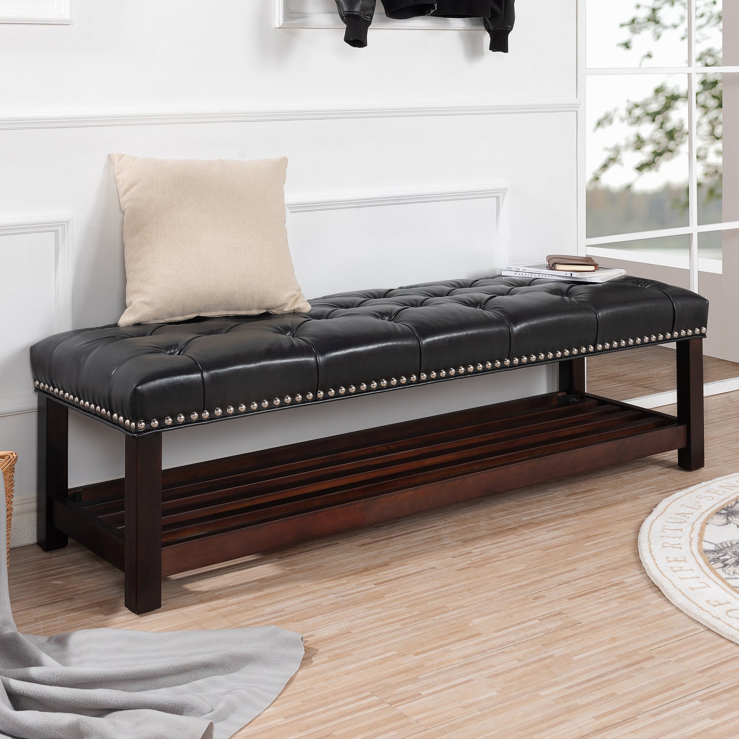 Woodland Retreat Bench - Black