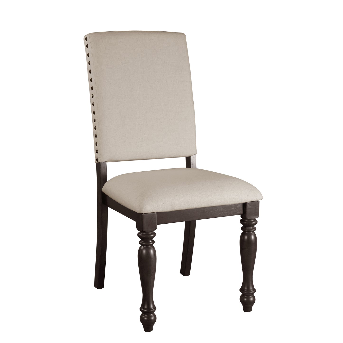 Zonos Fabric Dining Chair (Set of 2) - Brown Gray