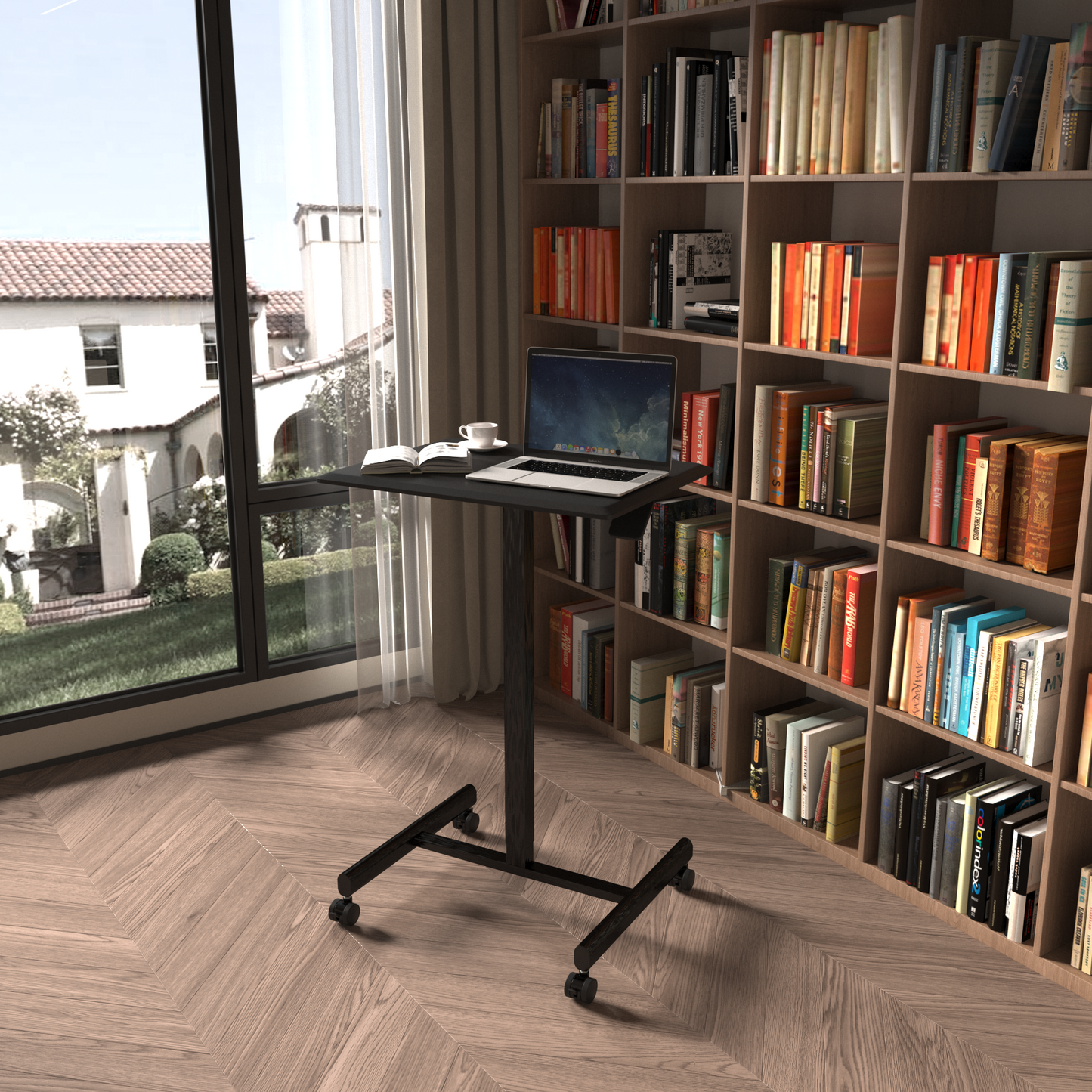 Flexi Computer Desk- Height-Adjustable