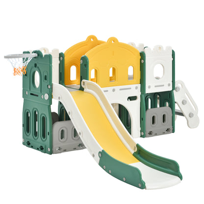 Playful Kingdom Kids Slide Playset - Green