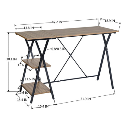 Dual Tone Computer Desk