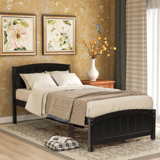 ElegantDream Wood Platform Bed