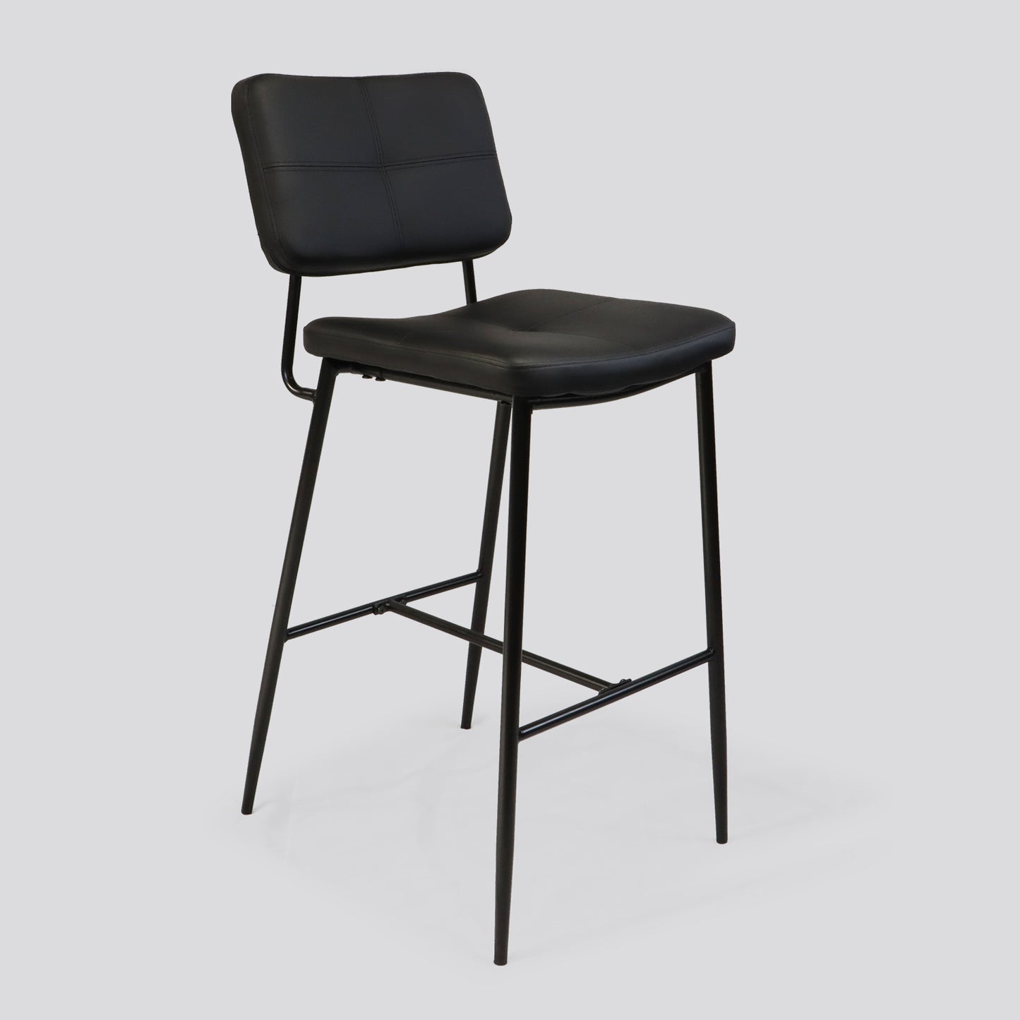 Lean Bar Stools   - Black  Set of 2