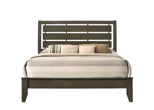 Elegant Dreams Gray Queen Bed