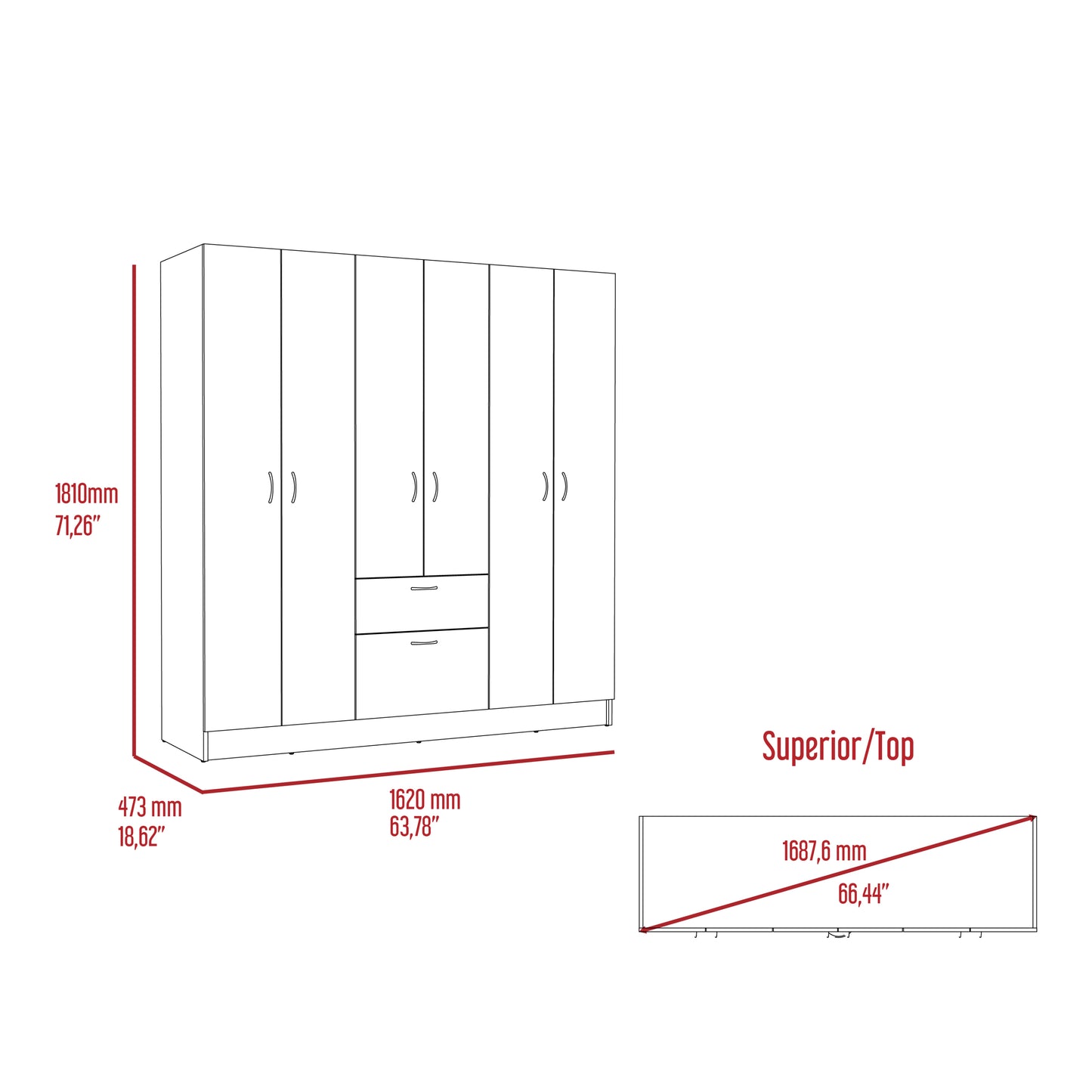 Elegant Ebony Wardrobe