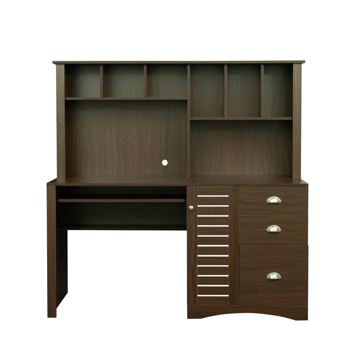 Walnut Haven Computer Desk