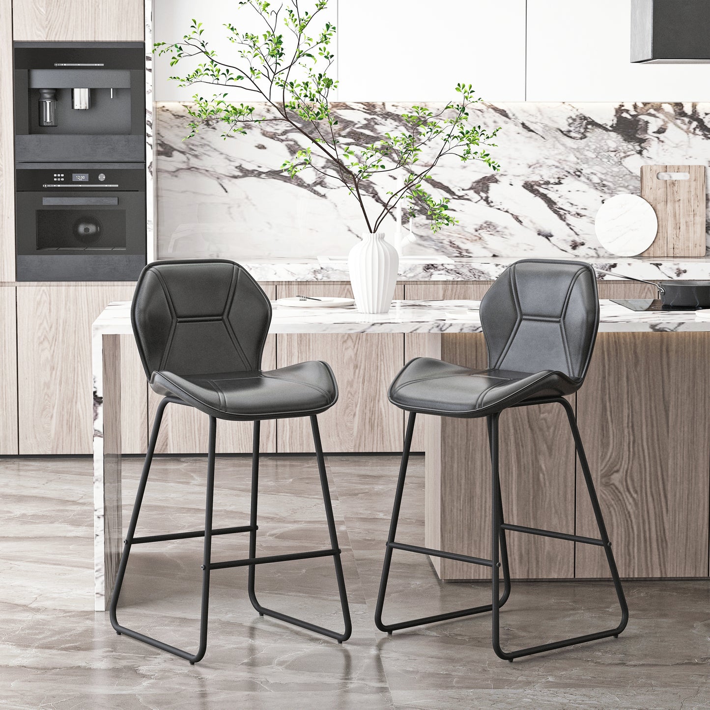 Interstellar Bar Stools - Gray Set of 2