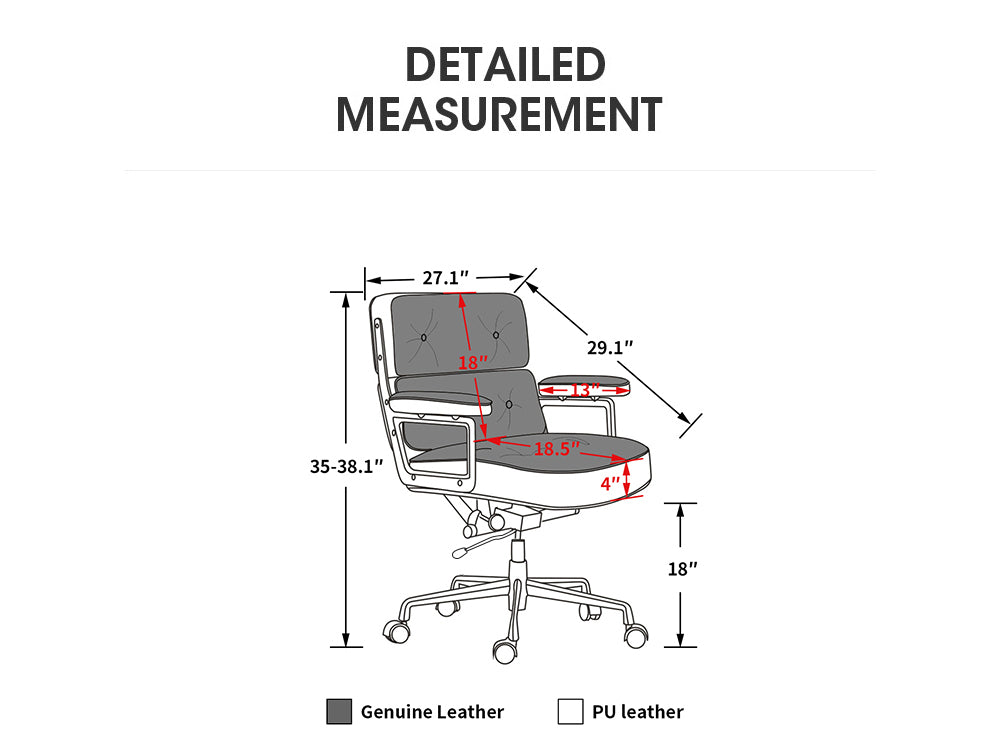 Peacey Pro Office Chair - White