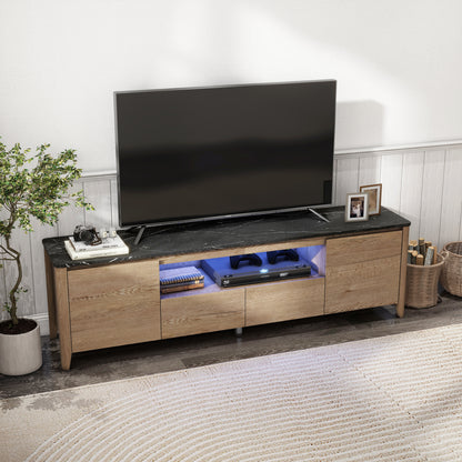 Kat TV Media Entertainment Console - Natural