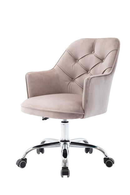 Elegance Flex Velvet Swivel Shell Chair