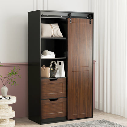 Elegant Ebony Wardrobe