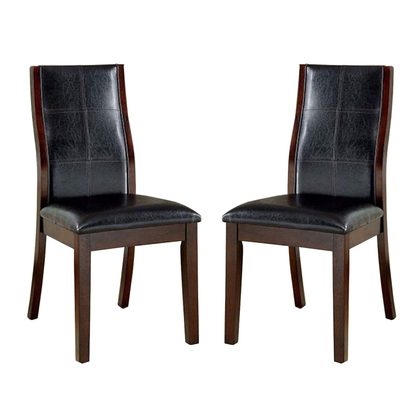 Sutton Leatherette Dining Chairs (Set of 2) - Espresso