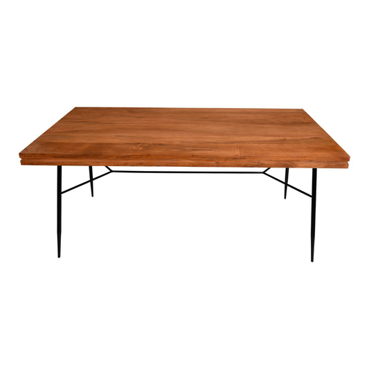 Rustic Elegance: The Acacia Industrial Dining Table