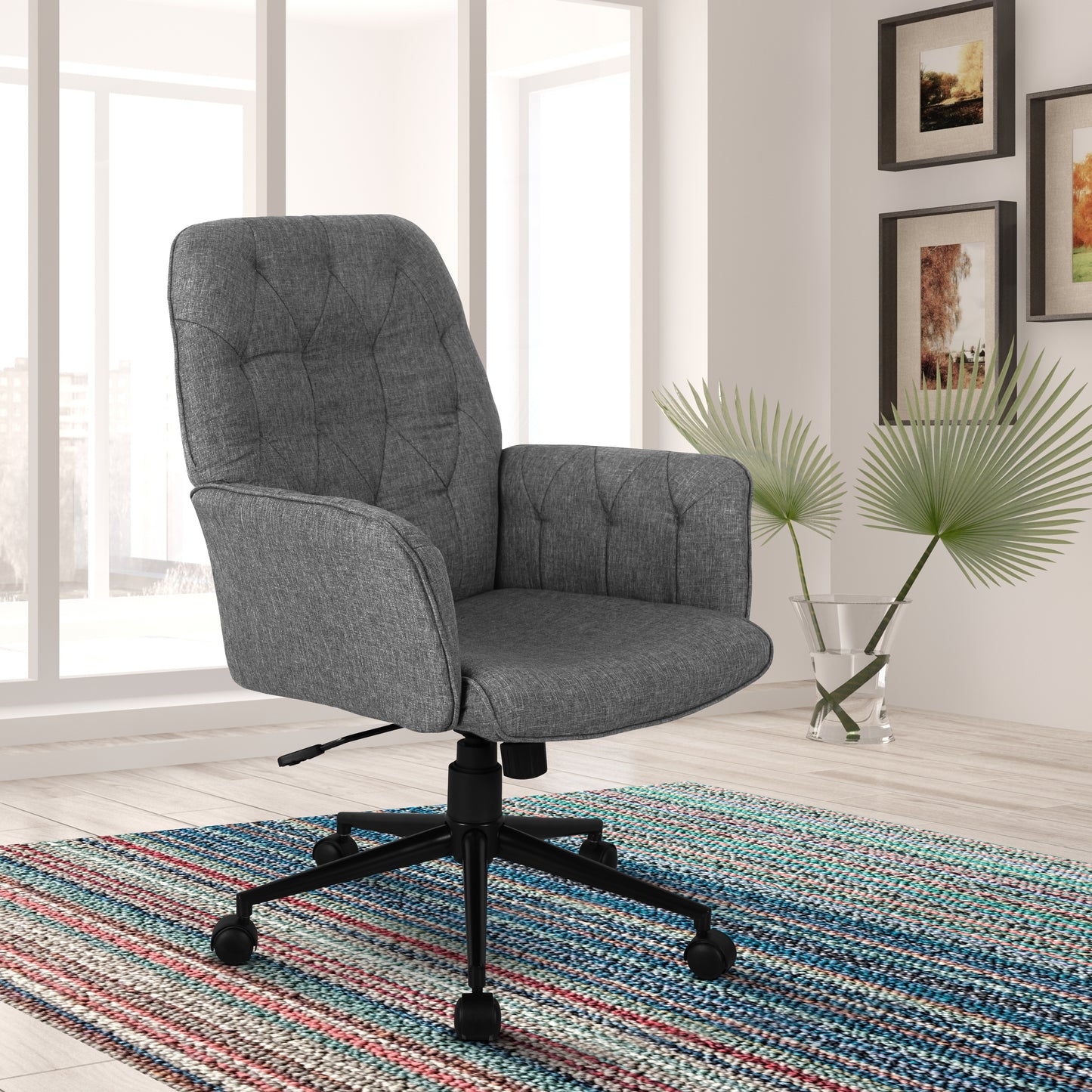 Comfort Plus Executive Office Chair- Gray