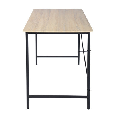 Eco Write Oak & Black Metal Frame Desk