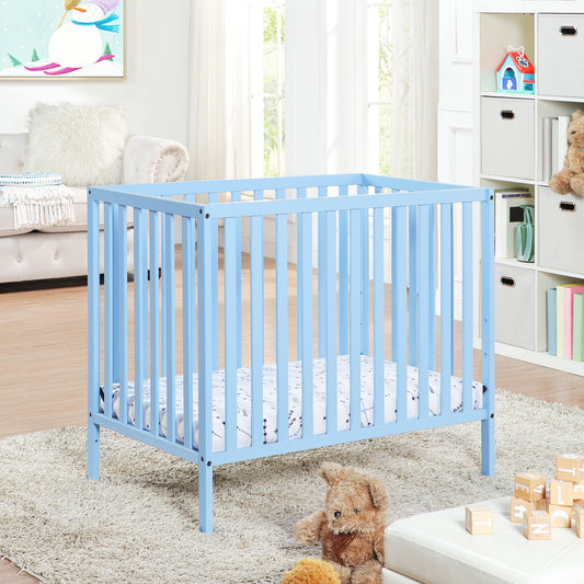 Blue Haven Convertible Mini Crib Set