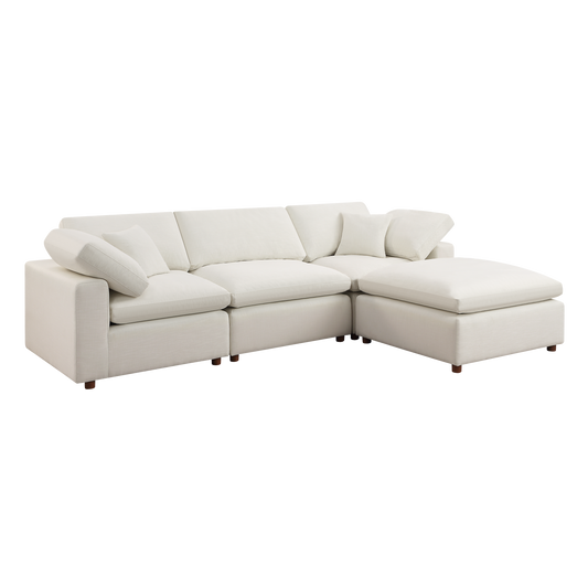 Dallah Modern Modular Sectional Sofa Set 1 - White