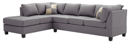 Malone Sectional Sofa - Gray