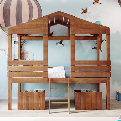 Woodland Dreams Twin Loft Bed