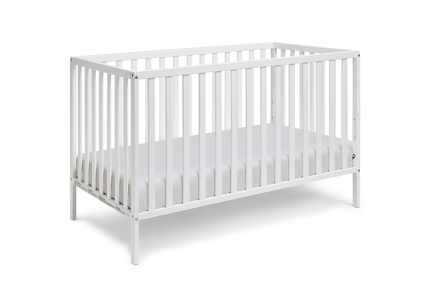 Palmer 3-in-1 Convertible Island Crib - White