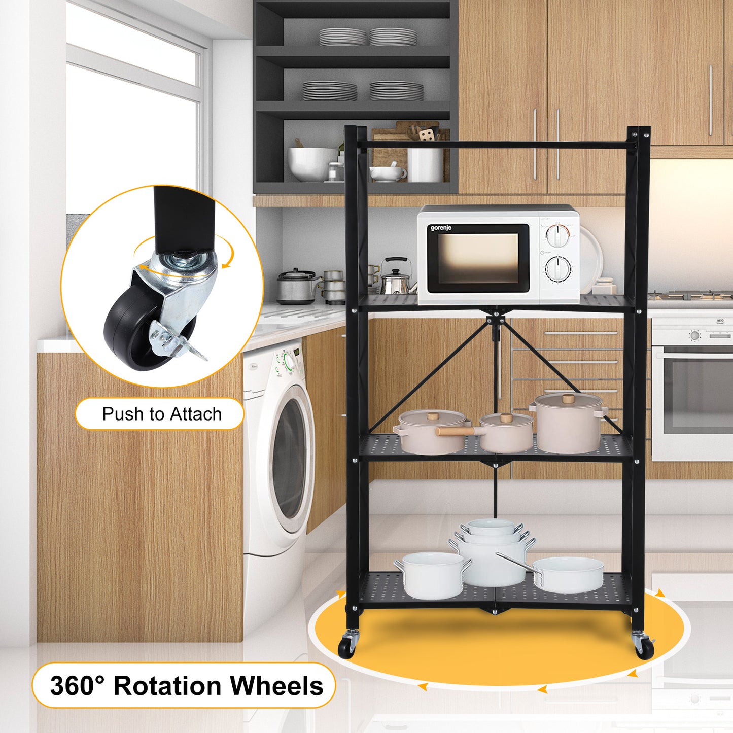 Smart Rack 4-Tier Storage System