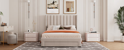 Luxury Haven Velvet Storage Bed