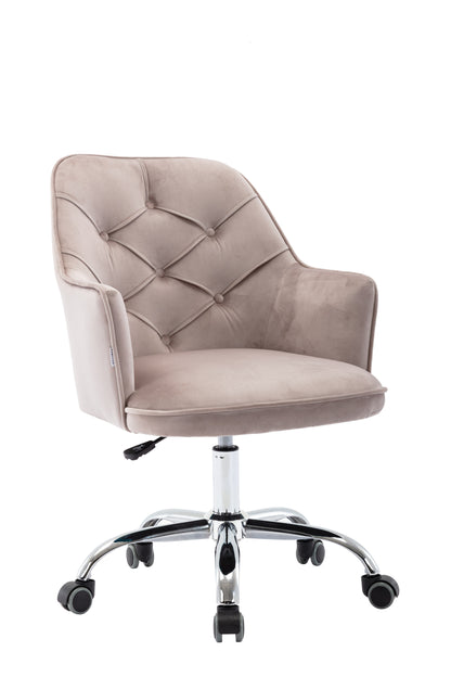 Elegance Flex Velvet Swivel Shell Chair