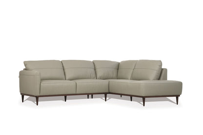 Tampa  Leather-Aire Sectional Sofa - Green