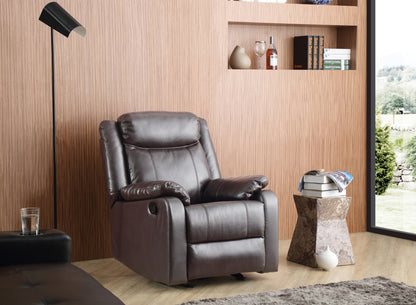 Mochi Rocker Recliner - Dark Brown