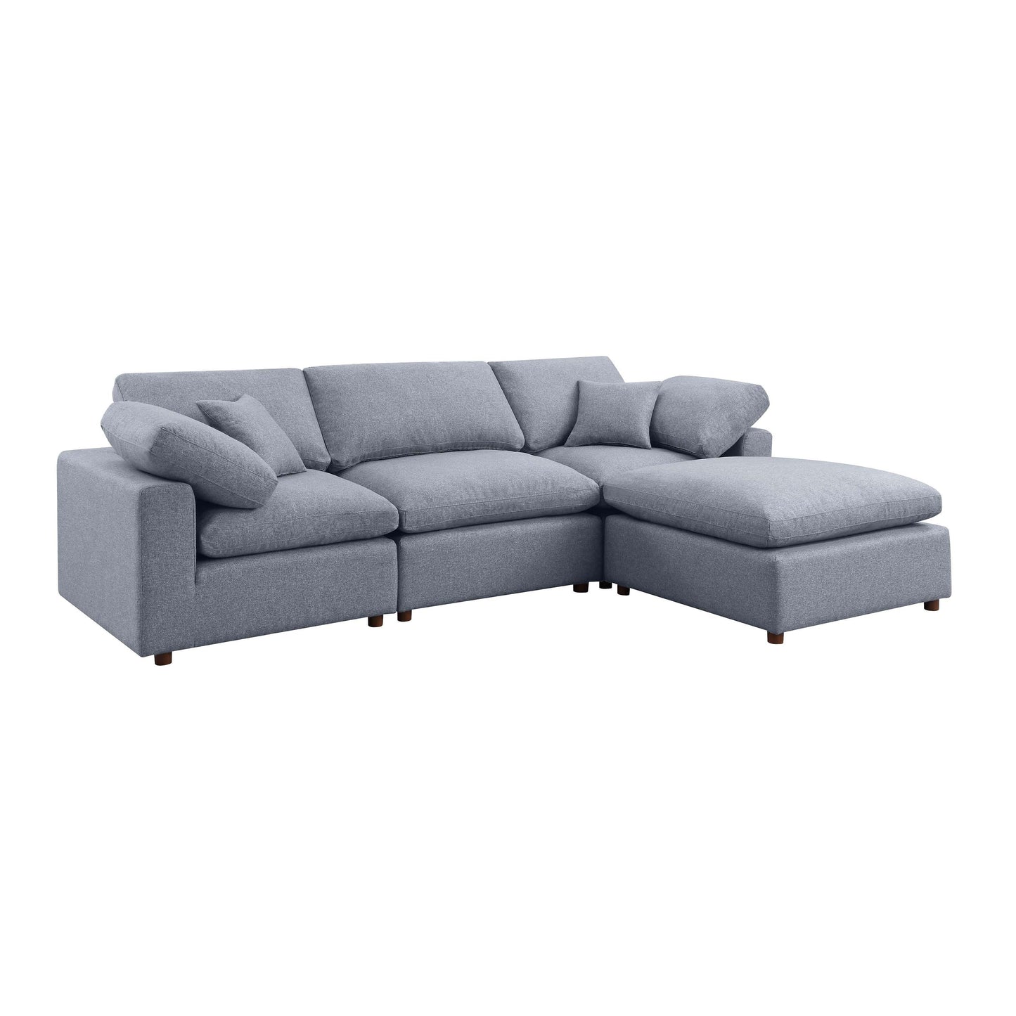 Dallah Modern Modular Sectional Sofa Set 1 - Gray