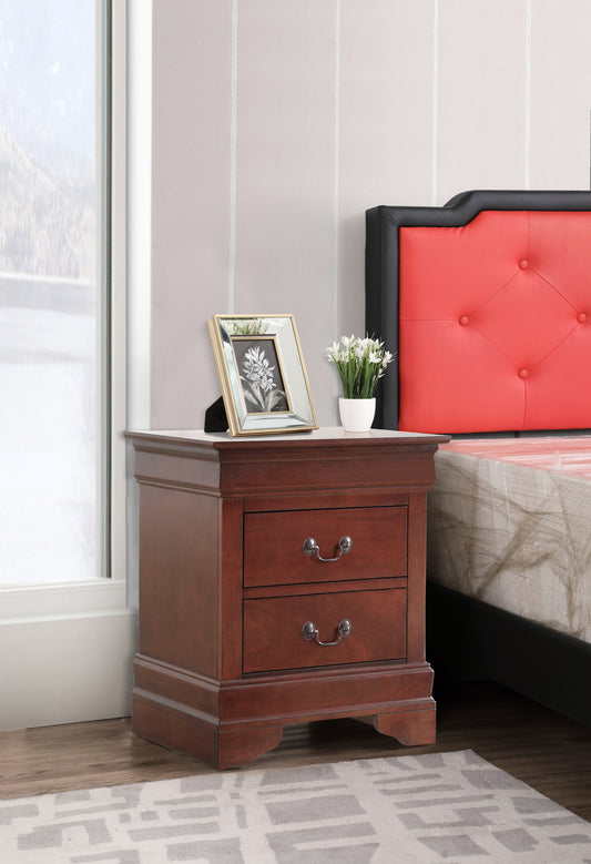 Louis Nightstand - Cherry