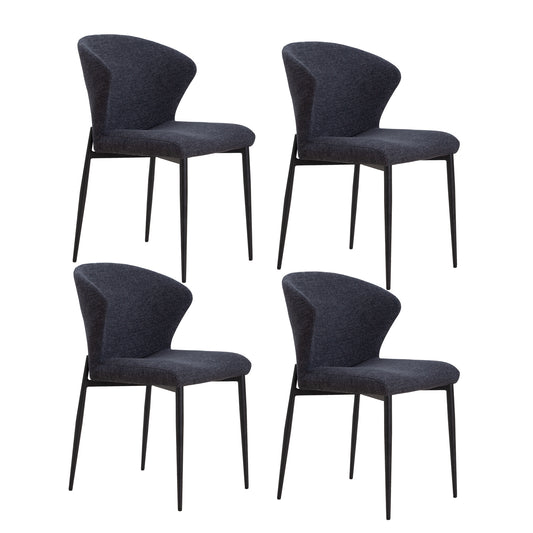 Urbina Dining Chairs (Set of 4) - Dark Gray