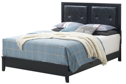 Primo Suffolk Queen Size Bed - Black